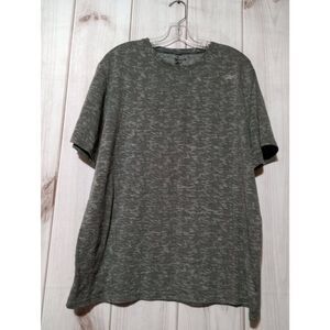 Reebok‎ Shirt Men's Extra Large Gray Short Sleeve Crew Neck T-shirt